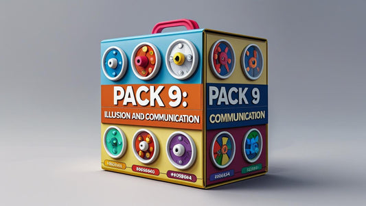 Pack de 4 kits educativos STEM de madera para niños: Pájaro Enjaulado (ilusión óptica), Dispositivo de Contestación (electrónica), Telégrafo (comunicación eléctrica) y Periscopio (óptica). Ideal para explorar la ciencia.