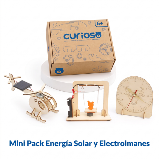 Mini Pack Energía Solar y Electroimanes